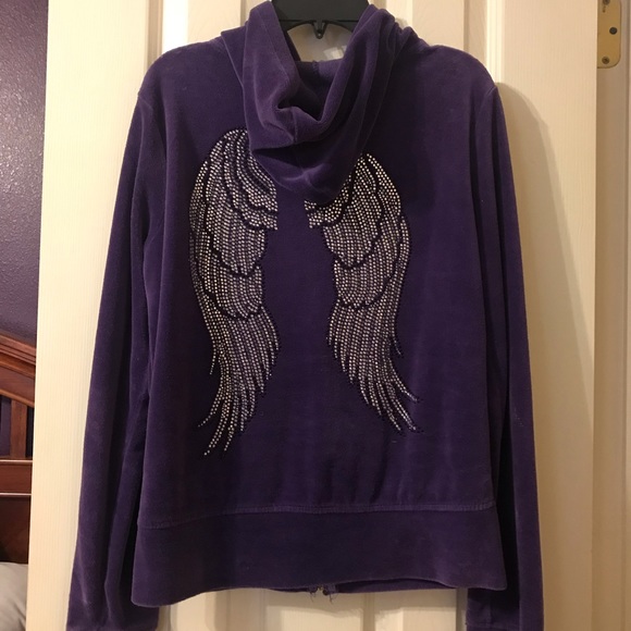 Blinged Out Angel Wings Jacket - Picture 1 of 3